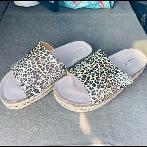 Leopard Print Sandals
